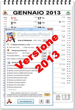 Mauro VB Homepage - CalendarPrint
